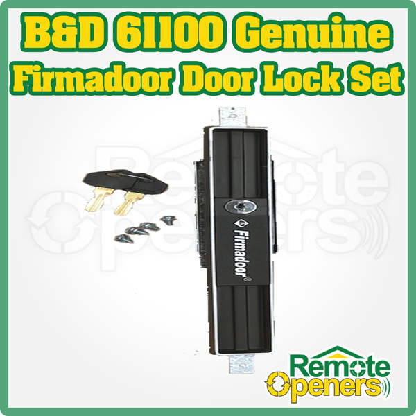 B&D 61100 Genuine Firmadoor Door Lock Set For BnD Roller Doors | EBay