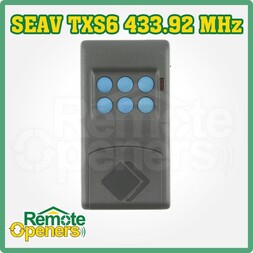 Seav TXS 433.92MHz  6 Channel( Button)  Transmitter TXS 6 Button Remote